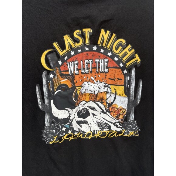 Morgan Wallen Somebody’s Problem Country Cowboy Boot T-Shirt XL Black Shirt New - Picture 3 of 8